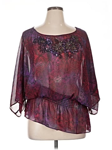 Fashion Bug 3/4 Sleeve Blouse (view 1)