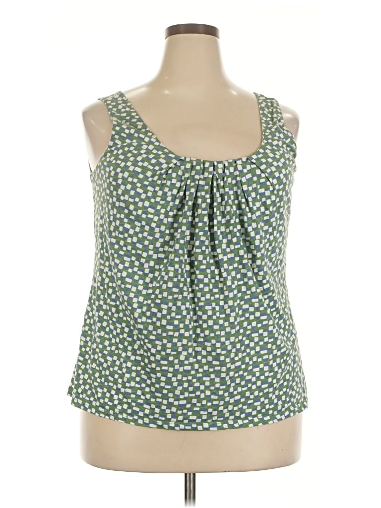 Pre-owned Boden Sleeveless Blouse In Green