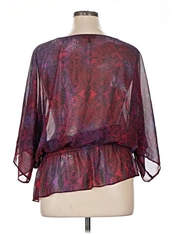 Fashion Bug 3/4 Sleeve Blouse (view 2)