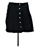 Zara 100% Polyester Solid Black Casual Skirt Size XS - photo 1