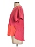 Karen Millen Color Block Orange Short Sleeve Top Size 12 - photo 5