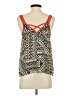 Love on a Hanger 100% Polyester Orange Sleeveless Blouse Size S - photo 2