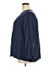 Torrid Blue Long Sleeve Blouse Size 2X Plus (2) - photo 5