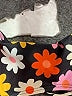 Unbranded Floral Orange Swimsuit Top Size 6 (estimated) - photo 3