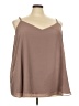 Torrid 100% Polyester Brown Sleeveless Blouse Size 4X Plus (4) - photo 1