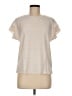 Ellen Tracy Ivory Short Sleeve Top Size M - photo 1