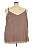 Torrid 100% Polyester Brown Sleeveless Blouse Size 4X Plus (4) - photo 2
