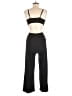 Popular 21 Solid Black Jumpsuit Size M - photo 2