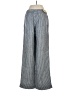L.L.Bean 100% Linen Stripes Gray Linen Pants Size 6 - photo 2