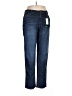 L.L.Bean Solid Blue Jeans Size 14 - photo 1