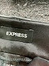 Express 100% Polyester Metallic Black Shorts Size 2 - photo 3
