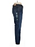 L.L.Bean Solid Blue Jeans Size 14 - photo 4