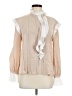 The Fold 100% Silk Ivory Blouse Size 8 - photo 1