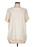 Ann Taylor LOFT 100% Polyester Ivory Short Sleeve Top Size L - photo 1