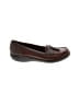 Clarks Burgundy Flats Size 7 1/2 (narrow) - photo 1