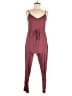 Shein Solid Burgundy Jumpsuit Size 6 - photo 1