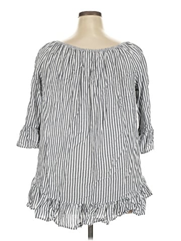 Terra & Sky 3/4 Sleeve Blouse (view 2)