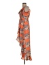 Unbranded 100% Polyester Paisley Orange Cocktail Dress Size S - photo 5