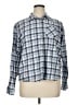 Assorted Brands 100% Cotton Plaid Blue Long Sleeve Button-Down Shirt Size XL - photo 1