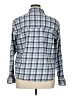 Assorted Brands 100% Cotton Plaid Blue Long Sleeve Button-Down Shirt Size XL - photo 2