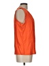 Unbranded 100% Polyester Orange Sleeveless Blouse Size L - photo 4