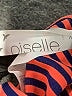 Oiselle Stripes Red Turtleneck Sweater Size L - photo 7