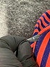 Oiselle Stripes Red Turtleneck Sweater Size L - photo 9
