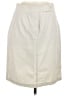 Talbots 100% Cotton Solid Ivory Casual Skirt Size 8 - photo 1