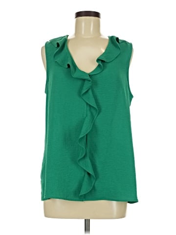 C'est La Vie Sleeveless Blouse (view 1)