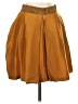 Ellery 100% Silk Solid Brown Silk Skirt Size 2 - photo 2