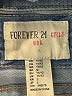 Forever 21 100% Cotton Blue Denim Jacket Size 11 - 12 - photo 3