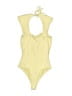 Gaze Solid Yellow One Piece Swimsuit Size XS - photo 2
