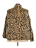 Amaryllis Animal Print Gold Jacket Size 3X (petite) - photo 1