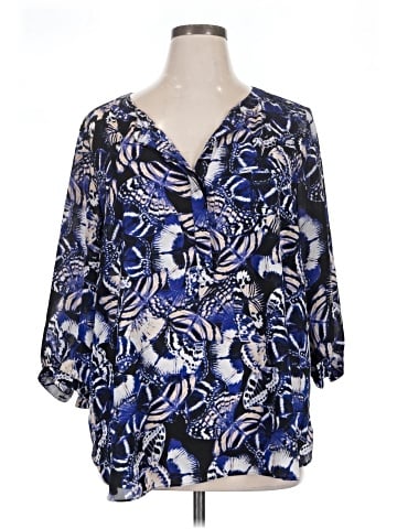 Not Your Daughter's Jeans 3/4 Sleeve Blouse (view 1)