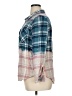 Assorted Brands 100% Cotton Plaid Teal Long Sleeve Button-Down Shirt Size 1X - photo 5