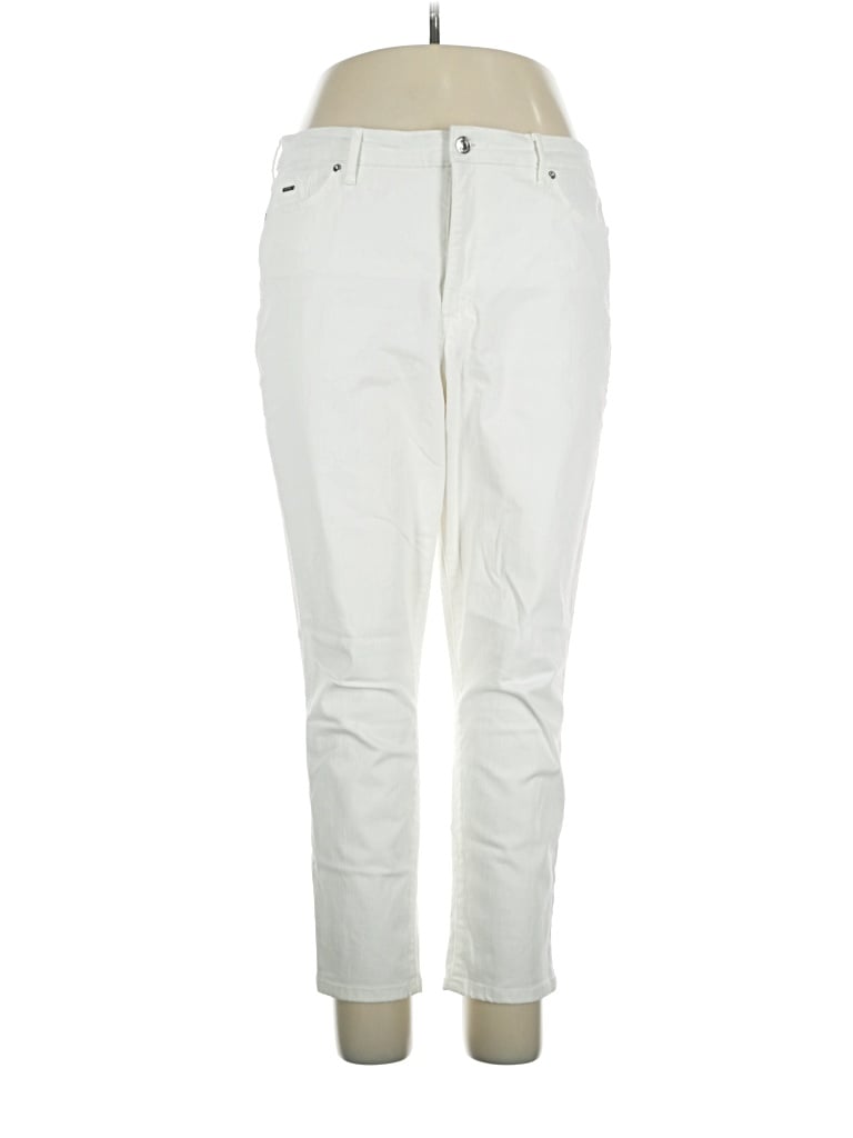 Pre-owned Nine West Jeans In Ivory