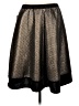 NY Collection 100% Polyester Polka Dots Black Casual Skirt Size L - photo 2