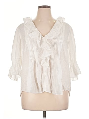 Anthropologie 3/4 Sleeve Blouse (view 1)