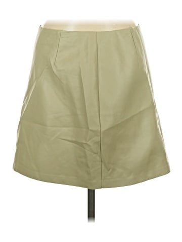 OAK + FORT Faux Leather Skirt (view 1)