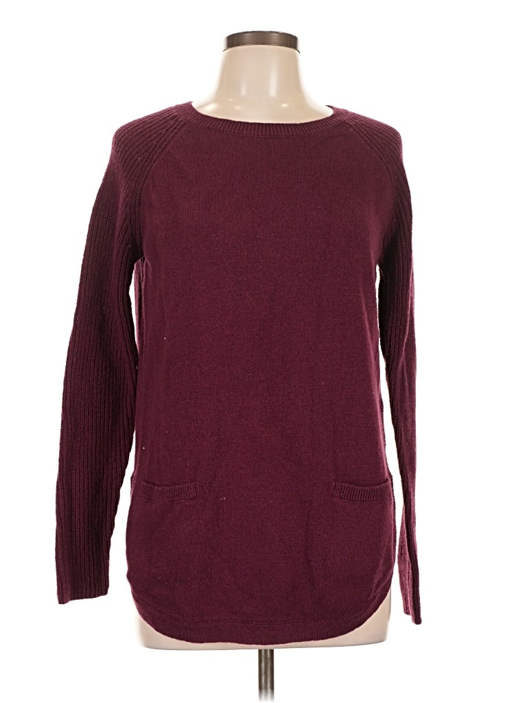 Pre-owned Gap Outlet Pullover Sweater In Burgundy