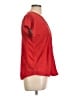 Dana Buchman Red Short Sleeve Blouse Size L - photo 4
