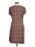 Worthington Print Brown Casual Dress Size L - photo 2