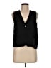 Zara Black Sleeveless Button-Down Shirt Size M - photo 1