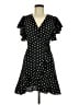 Assorted Brands 100% Polyester Polka Dots Black Cocktail Dress Size M - photo 1