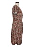 Worthington Print Brown Casual Dress Size L - photo 4