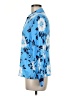 Talbots Floral Blue Long Sleeve Blouse Size M (petite) - photo 5