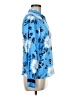 Talbots Floral Blue Long Sleeve Blouse Size M (petite) - photo 4