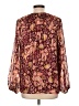 West K 100% Polyester Burgundy Long Sleeve Blouse Size L - photo 2