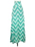 Assorted Brands Chevron-herringbone Teal Casual Skirt Size XS (estimated) - photo 1