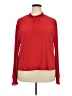 Ricki's 100% Polyester Red Long Sleeve Blouse Size XXL - photo 1